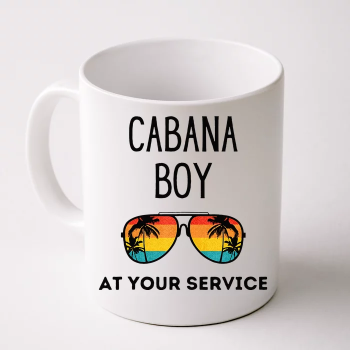 Cabana Boy Funny Summer Pool Party Bartender Bartending Front & Back Coffee Mug