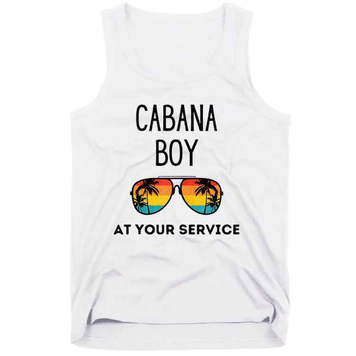 Cabana Boy Funny Summer Pool Party Bartender Bartending Tank Top