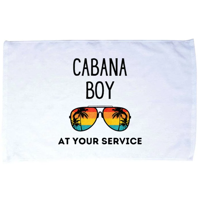 Cabana Boy Funny Summer Pool Party Bartender Bartending Microfiber Hand Towel