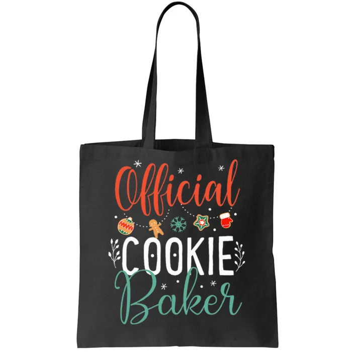 Cookie Baker Funny Christmas Couples Matching Tote Bag