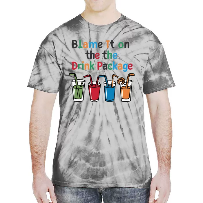 Cruise Booze Funny Summer Drink Package Cool Tie-Dye T-Shirt