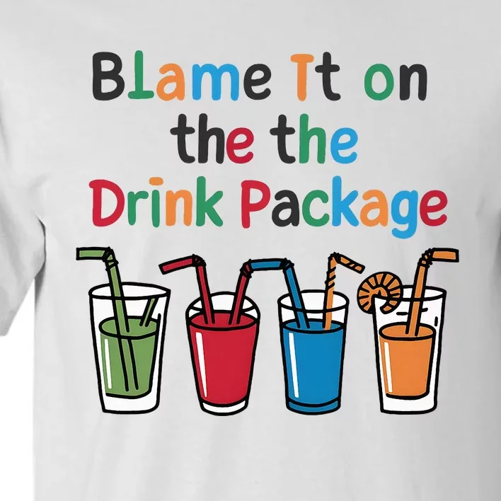 Cruise Booze Funny Summer Drink Package Cool Tall T-Shirt