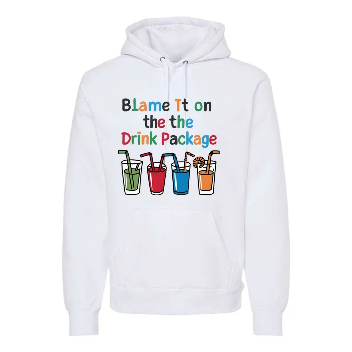 Cruise Booze Funny Summer Drink Package Cool Premium Hoodie