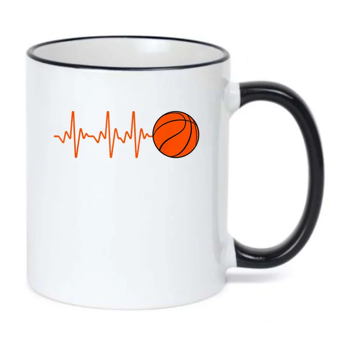 Cool Basketball For Men Women Player Coach Team Sports Lover Black Color Changing Mug