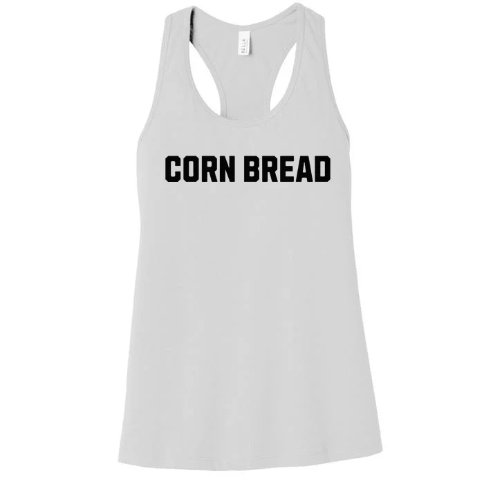 Corn Bread Funny Costume Halloween Women's Racerback Tank