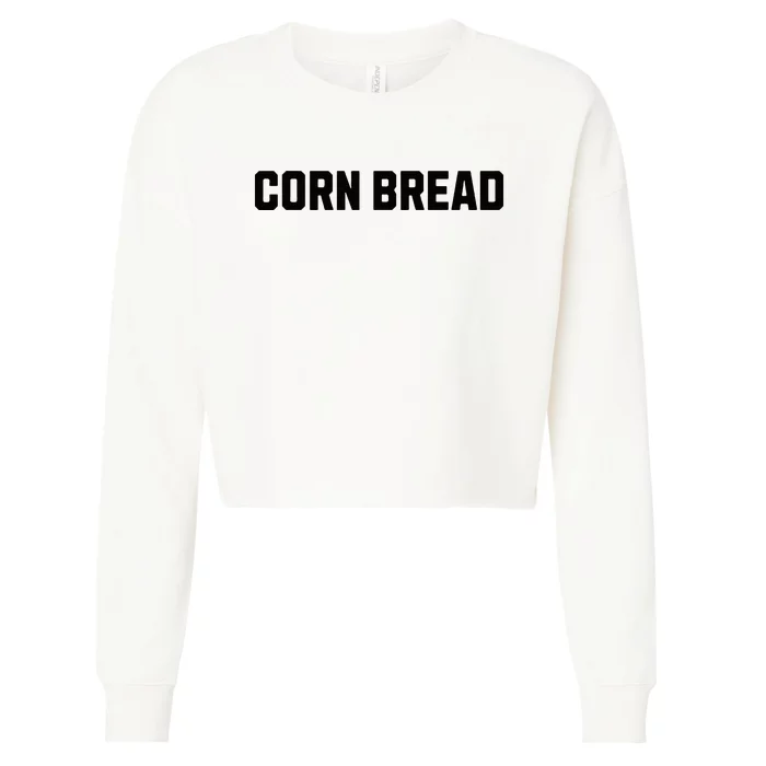 Corn Bread Funny Costume Halloween Cropped Pullover Crew