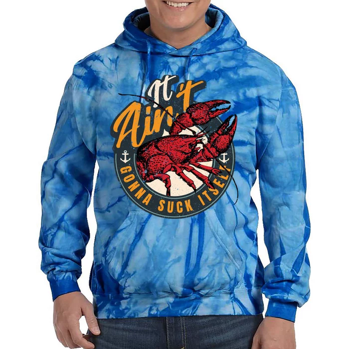 Crawfish Boil Funny Suck Its Bayou Cajun Seafood Festival Cool Gift Tie Dye Hoodie