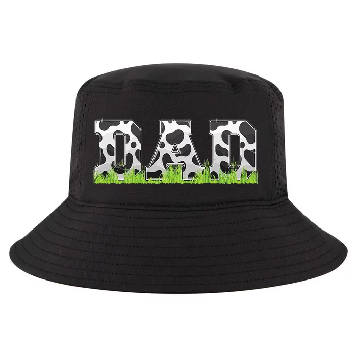 Cow Birthday Family Matching Fathers Day Dad cow print Cool Comfort Performance Bucket Hat