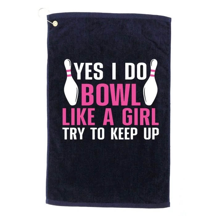 Cute Bowling For Women Bowler Spare Me Ladies Bowling Platinum Collection Golf Towel