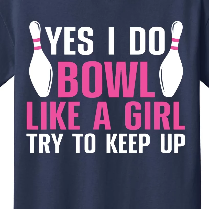 Cute Bowling For Women Bowler Spare Me Ladies Bowling Kids T-Shirt