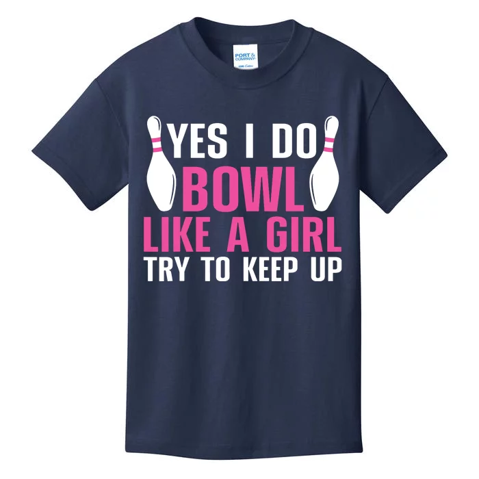 Cute Bowling For Women Bowler Spare Me Ladies Bowling Kids T-Shirt