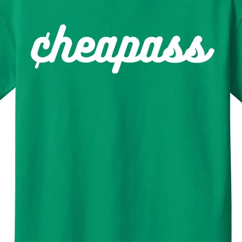 Cheapass Budget Friendly Penny Pincher Thifty Cheap Funny Kids T-Shirt