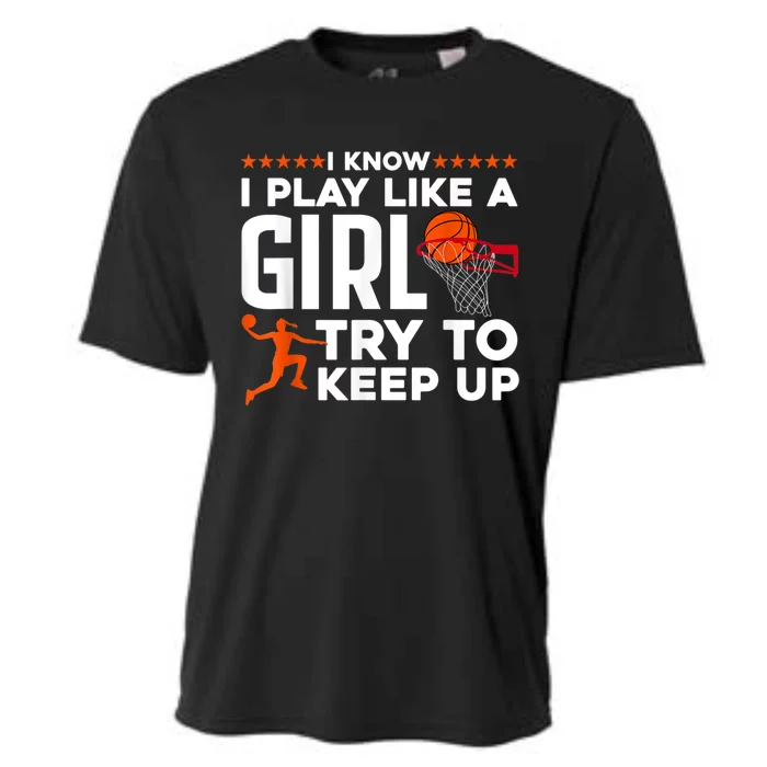 Cute Basketball For Men Women Player Coach Basketball Lovers Cooling Performance Crew T-Shirt