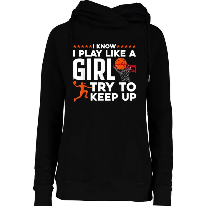 Cute Basketball For Men Women Player Coach Basketball Lovers Womens Funnel Neck Pullover Hood