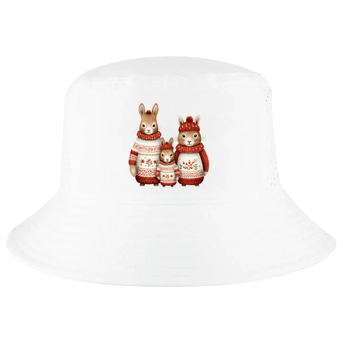 Christmas Bunny Family Matching Outfit Cool Comfort Performance Bucket Hat