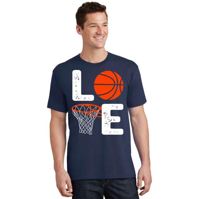 Cool Basketball For  Wo Love Coach Player Team Sports T-Shirt