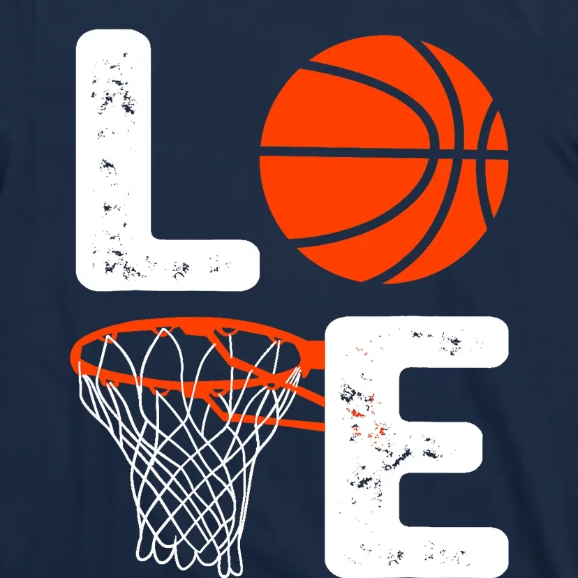 Cool Basketball For  Wo Love Coach Player Team Sports T-Shirt