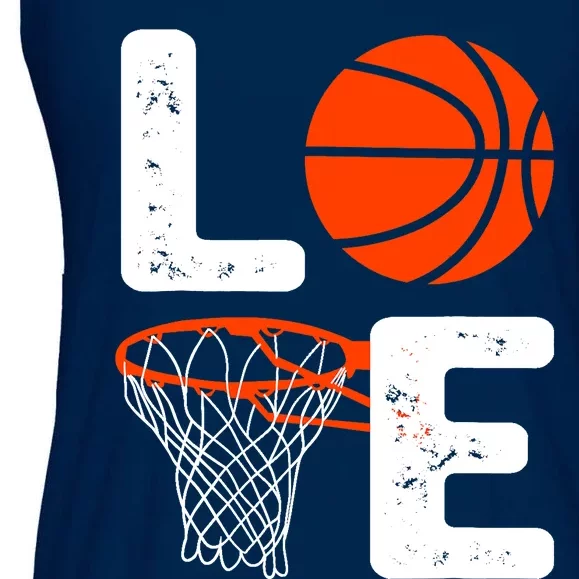 Cool Basketball For  Wo Love Coach Player Team Sports Ladies Essential Flowy Tank