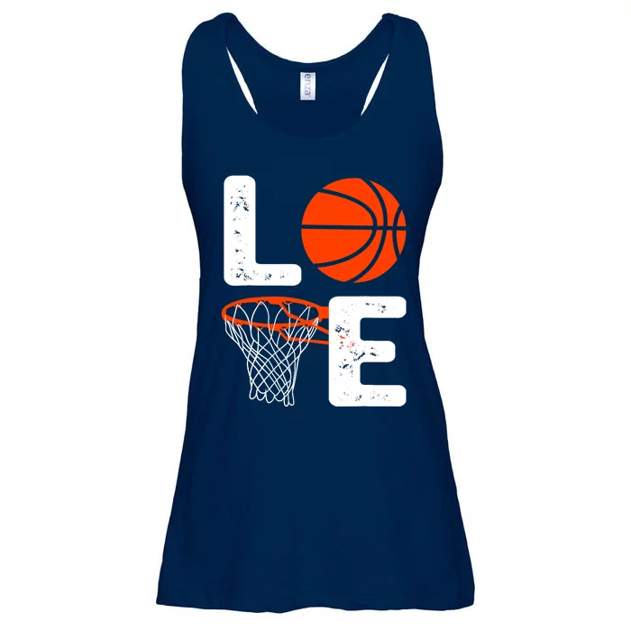 Cool Basketball For  Wo Love Coach Player Team Sports Ladies Essential Flowy Tank