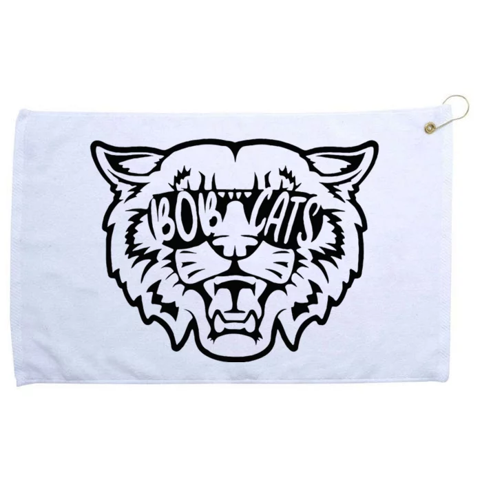 Cool Bobcat For Bobcats Sunglasses Grommeted Golf Towel