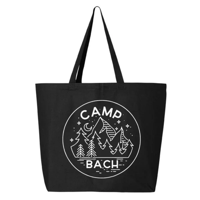 Camp Bach Funny Camping Lover 25L Jumbo Tote