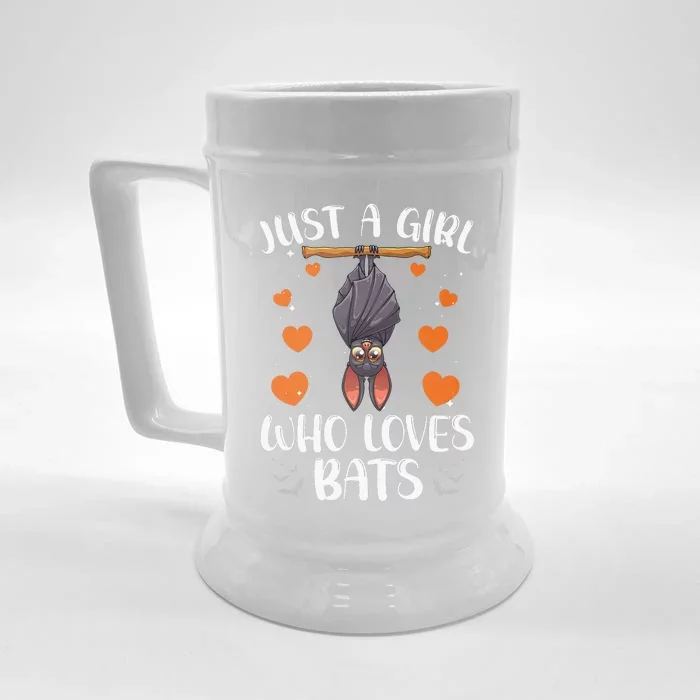 Cool Bat For Funny Fruit Bat Lovers Animal Halloween Front & Back Beer Stein