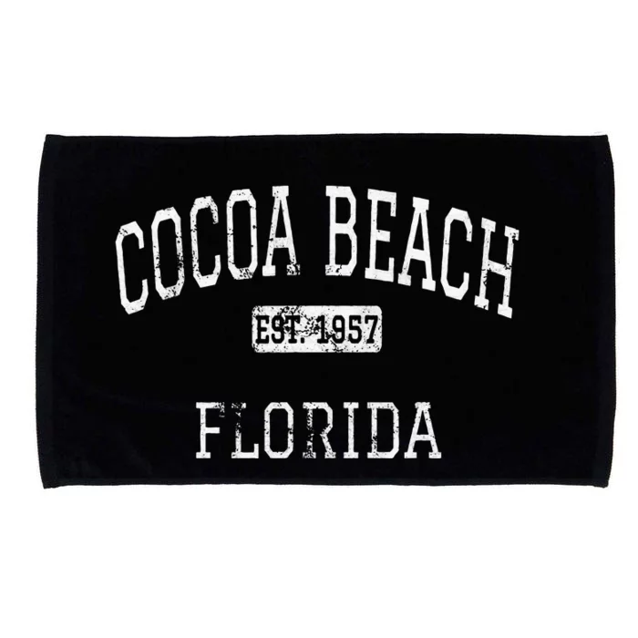 Cocoa Beach Florida Fl Vintage Microfiber Hand Towel