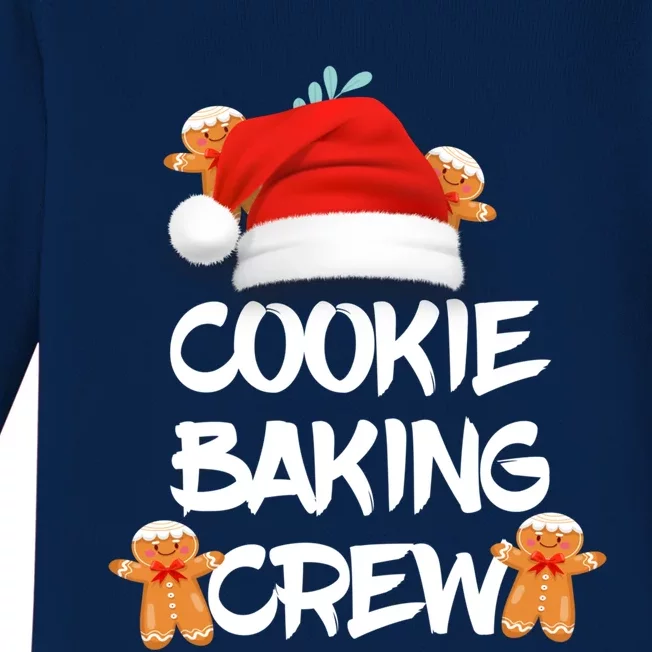 Cookie Bakingcrew Funny Christmas Pajama Cool Gift Baby Long Sleeve Bodysuit