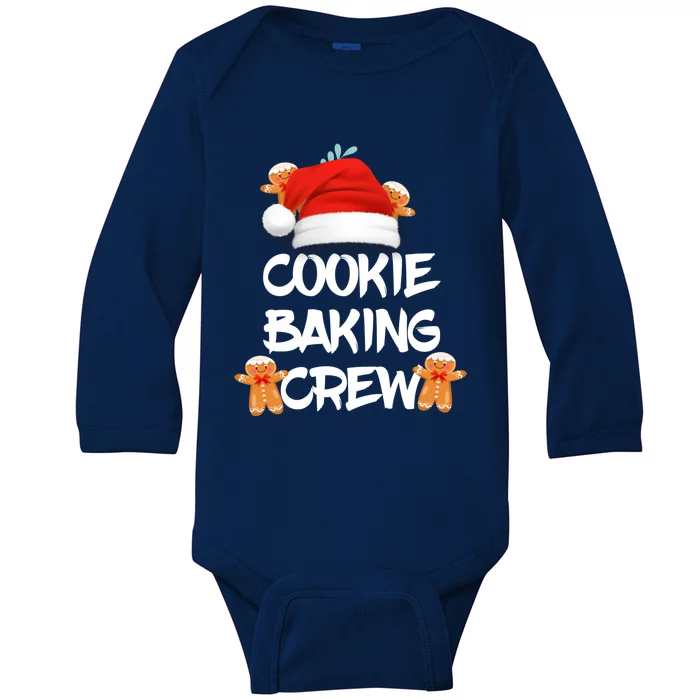 Cookie Bakingcrew Funny Christmas Pajama Cool Gift Baby Long Sleeve Bodysuit