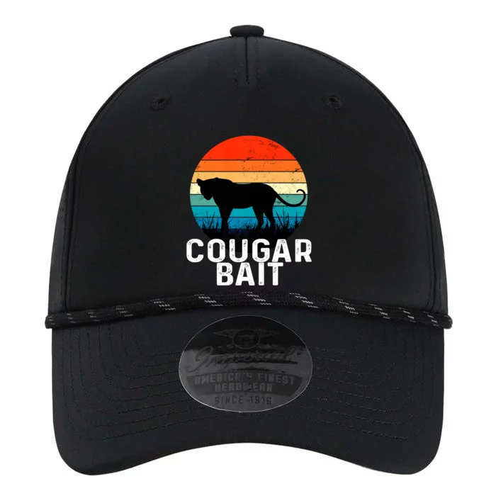 Cougar Bait Funny Dating Humor Sugar Momma Retro Animal Performance The Dyno Cap