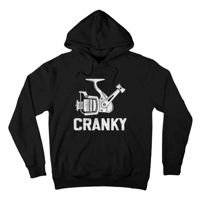 Crank Bait Fishing Lure Cranky Fishing Fisherman Hoodie