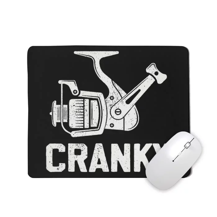 Crank Bait Fishing Lure Cranky Fishing Fisherman Mousepad