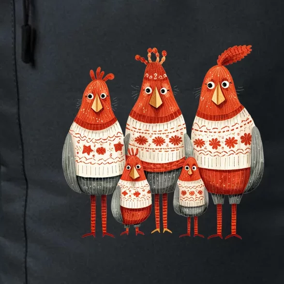 Christmas Bird Family Matching Outfit Daily Commute Backpack