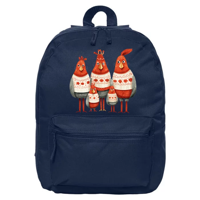 Christmas Bird Family Matching Outfit 16 in Basic Backpack