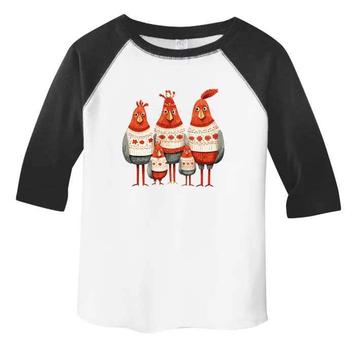 Christmas Bird Family Matching Outfit Toddler Fine Jersey T-Shirt