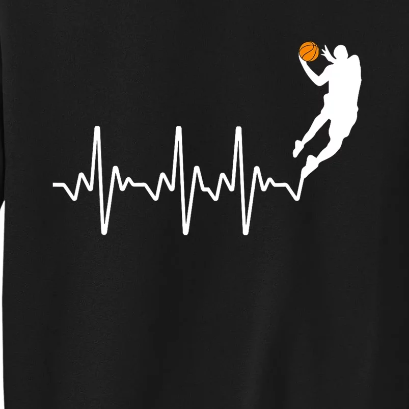 Cute Basketball For Men Women Player Coach Basketball Lovers Tall Sweatshirt