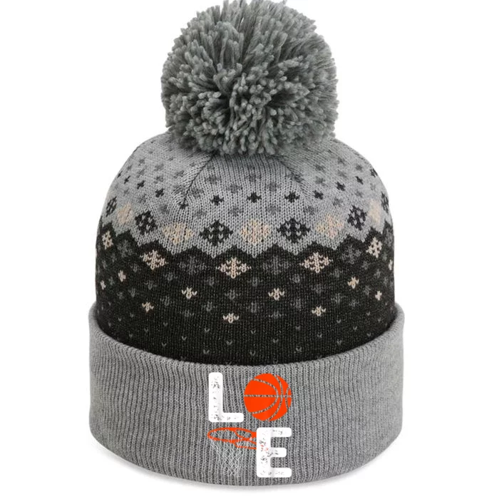 Cool Basketball For Men Women Love Coach Player Team Sports The Baniff Cuffed Pom Beanie