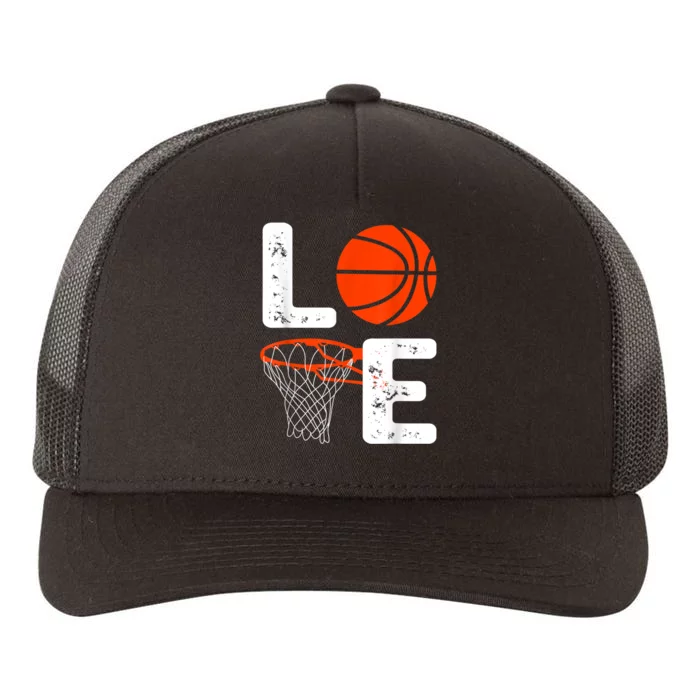 Cool Basketball For Men Women Love Coach Player Team Sports Yupoong Adult 5-Panel Trucker Hat