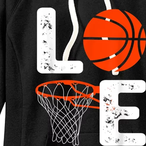 Cool Basketball For Men Women Love Coach Player Team Sports Women's Fleece Hoodie