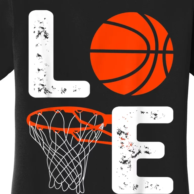 Cool Basketball For Men Women Love Coach Player Team Sports Women's T-Shirt