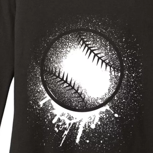 Cool Baseball Funny Base Ball Lovers Gift Womens CVC Long Sleeve Shirt