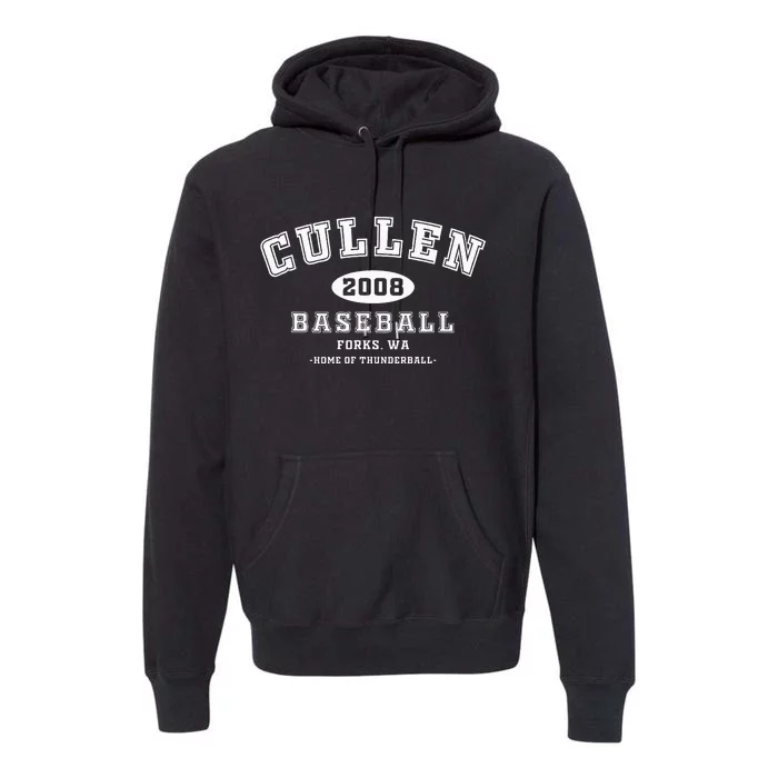 Cullen Baseball Forks Washington Home Of Thunderball Premium Hoodie