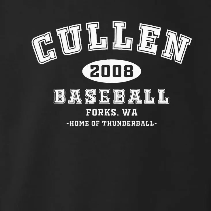 Cullen Baseball Forks Washington Home Of Thunderball Toddler Hoodie