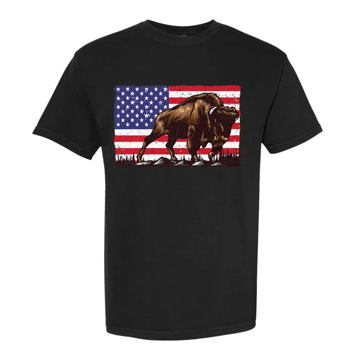 Cute Bison For Men Women Kids Buffalo Bison Lovers Garment-Dyed Heavyweight T-Shirt