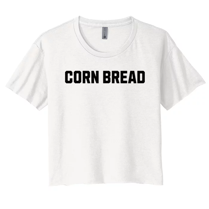 Corn Bread Funny Costume Halloween Women's Crop Top Tee