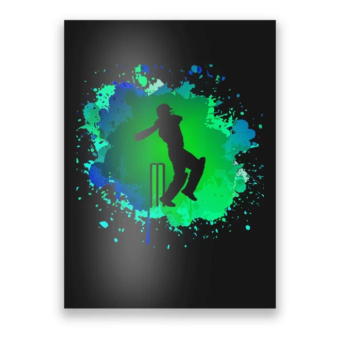 Cricket Batsman For Cricketer Cricket Poster