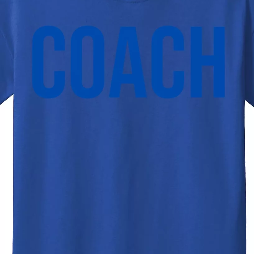 Coach Blue Funny Gift Kids T-Shirt