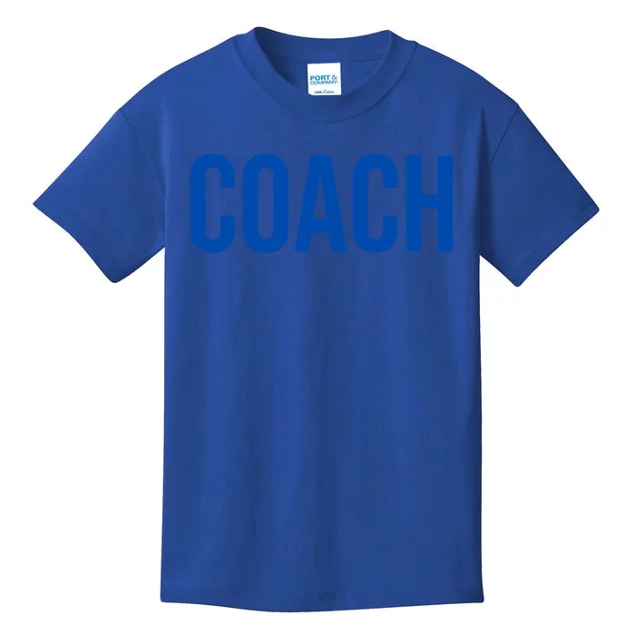 Coach Blue Funny Gift Kids T-Shirt