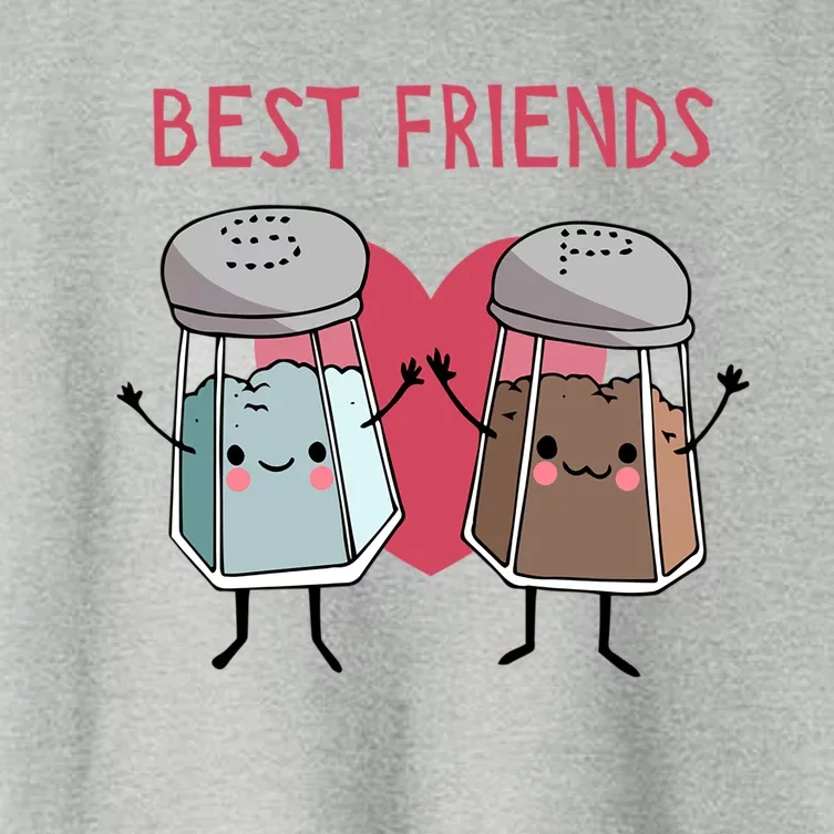 Cute Best Friends Salt And Pepper Funny Gift Women's Crop Top Tee