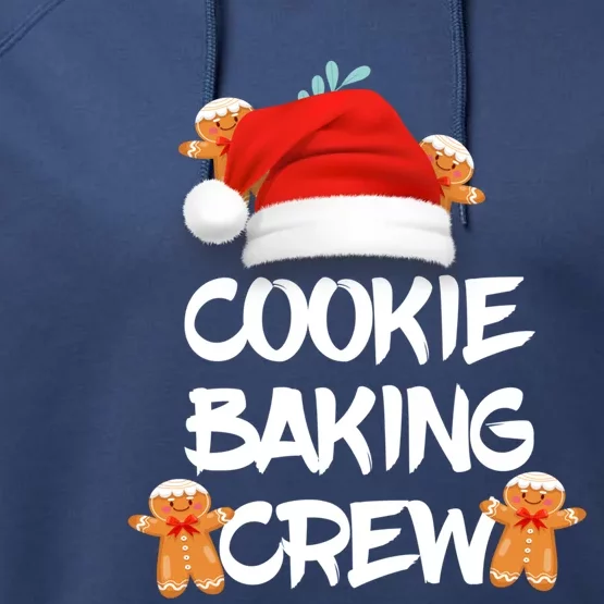 Cookie Bakingcrew Funny Christmas Pajama Gift Performance Fleece Hoodie